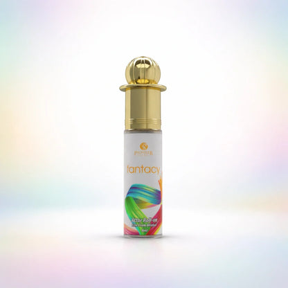 Fantacy non alcoholic attar perfume 8ml fruity floral fragrance with citrus mango rose jasmine amber long lasting attar