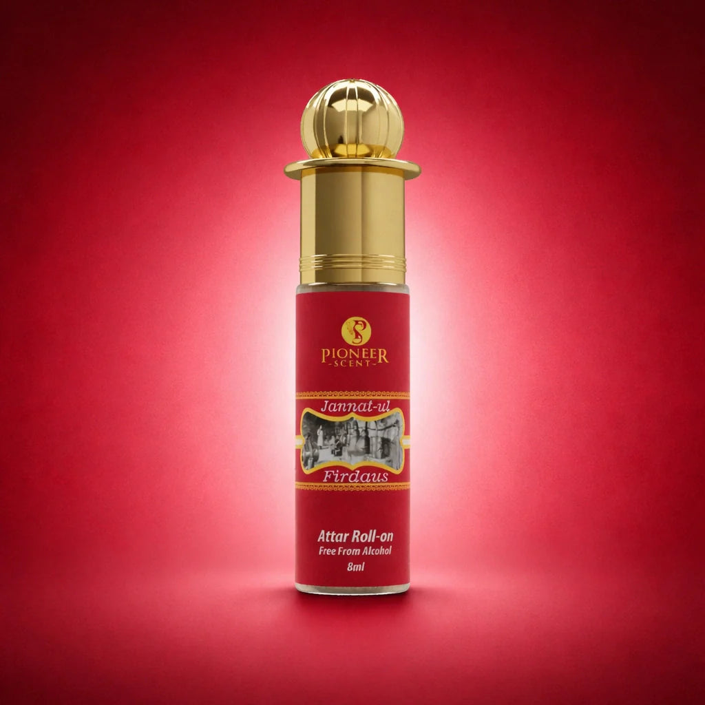 Jannat Ul Firdaus non alcoholic attar perfume 8ml deep musky floral oud fragrance mystical rich long lasting classic attar