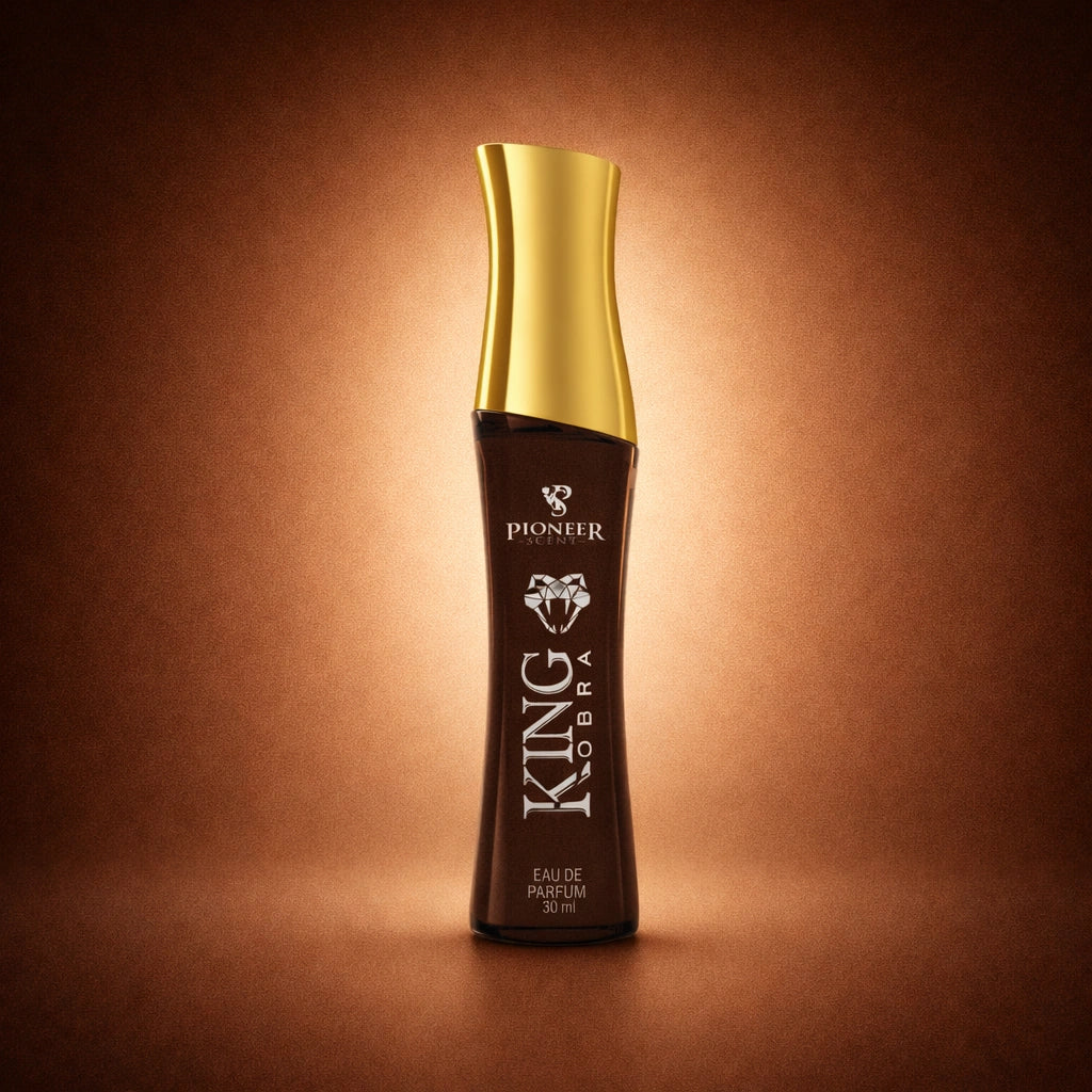 King Kobra French perfume 30ml spicy masculine fragrance with blood orange cardamom lavender vetiver cedar patchouli long lasting perfume