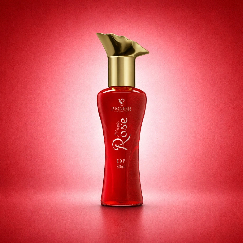 Magic Rose French perfume 30ml floral fruity fragrance with lychee pink pepper rose jasmine saffron musk amber long lasting perfume