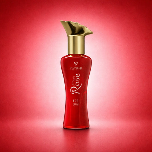 Magic Rose French perfume 30ml floral fruity fragrance with lychee pink pepper rose jasmine saffron musk amber long lasting perfume