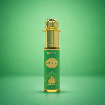 Majmua non alcoholic attar perfume 8ml earthy herbal fragrance with mitti kewda khus sandalwood calming long lasting attar
