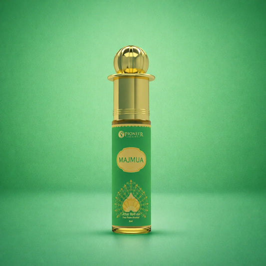 Majmua non alcoholic attar perfume 8ml earthy herbal fragrance with mitti kewda khus sandalwood calming long lasting attar