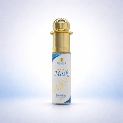 White Musk non alcoholic attar perfume 8ml fresh musky fragrance with lavender citrus jasmine sandalwood amber long lasting attar